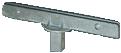 90-degree U-Channel or Square Bracket with 12-inch Slot