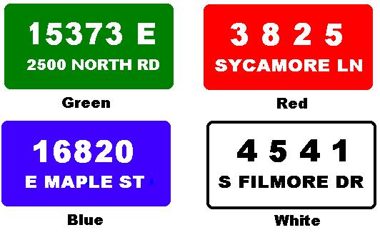 911 Sign Samples