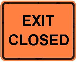 EXIT CLOSED