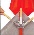 Rollup Sign Bracket Flag-holder - FHRU