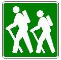 Hiking symbol