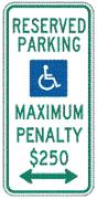 Handicap Parking symbol