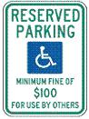 Nevada Handicap Parking symbol