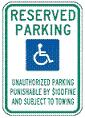 Tennessee Handicap Parking symbol