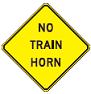 NO TRAIN HORN