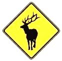 Elk Crossing symbol