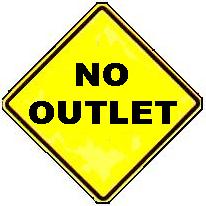 NO OUTLET