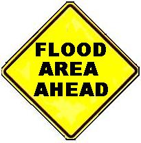 FLOOD AREA AHEAD