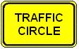 Traffic Circle - Roundabout Plate