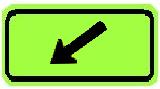 Arrow - Pointing to Crosswalk