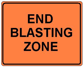 END BLASTING ZONE