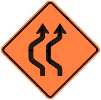 Double-Reverse Curve Detour - Two Lanes
