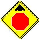 Stop Ahead symbol