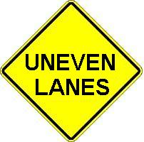 UNEVEN LANES