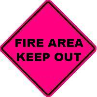 FIRE AREA KEEP OUT