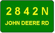 911 Sign Sample