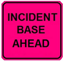 Incident Base Ahead - 36- or 48-inch Roll-up