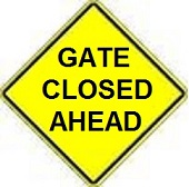 Gate Closed - 18-, 24-, 30- or 36-inch