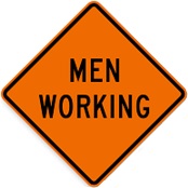 Men Working - 36-inch Roll-up