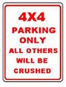 4x4 Parking - 12x18-inch