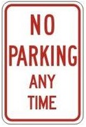 No Parking Any Time