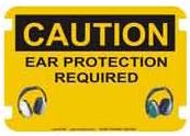 OSHA Photo Caution - EAR PROTECTION REQUIRED