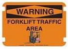 OSHA Photo Warning - FORKLIFT TRAFFIC AREA