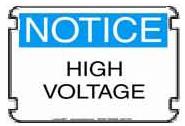 OSHA Regular Notice - HIGH VOLTAGE