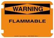 OSHA Regular Warning - FLAMMABLE