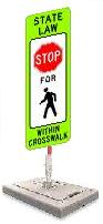 Stacker sign stand