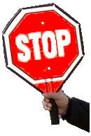 Blinking STOP / STOP Paddle
