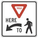 Uncontrolled Crosswalk - YIELD