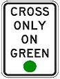 Cross Only On Green with Green Ball