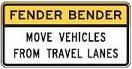 Fender Bender Move Vehicles From Travel Lanes