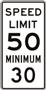 Speed Limit and Minimum Speed