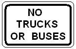 No Trucks or Buses