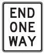 END ONE WAY