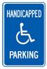 HANDICAP PARKING - Blue