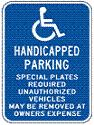 Massachusetts Handicap Parking symbol