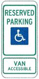 Texas Handicap Parking symbol