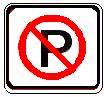 No Parking symbol