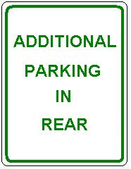 ADDITIONAL PARKING IN REAR