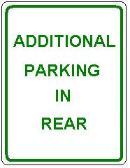 ADDITIONAL PARKING IN REAR