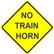 No Train Horn
