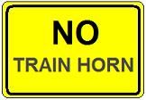 No Train Horn