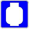 Propane Gas symbol - 18-, 24- or 30-inch