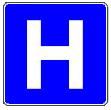 Hospital symbol - 18-, 24- or 30-inch