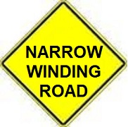 Narrow Winding Road - 18-, 24-, 30- or 36-inch
