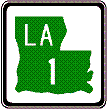 Louisiana State Route Marker