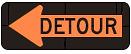 Detour in Arrow - 48x18-inch